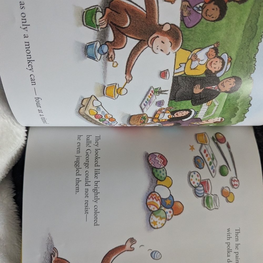 Curious George Happy Easter, Curious George Book by Margret Rey, H.A. - Picture 5 of 8